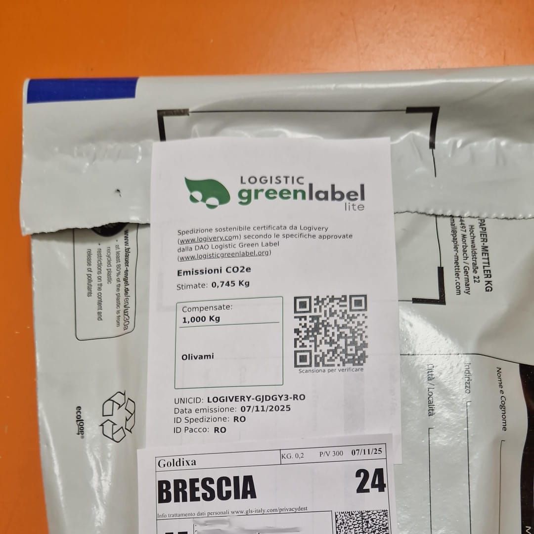 Etichetta Logistic Green Label Lite